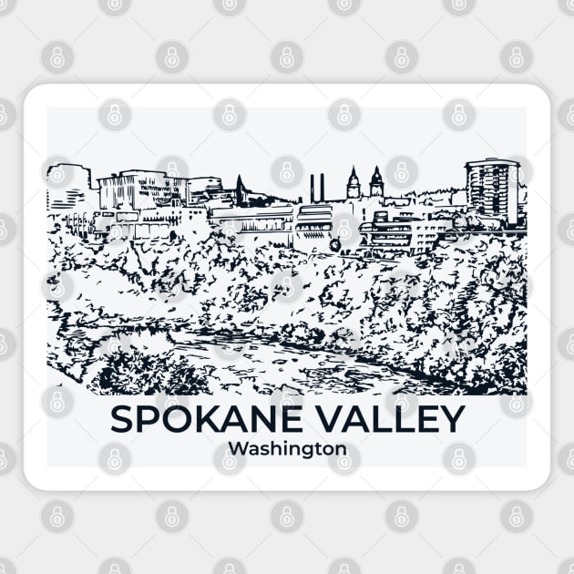 Spokane Valley - Washington Magnet by Lakeric
